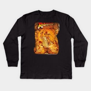 Raiders - vintage Look Kids Long Sleeve T-Shirt